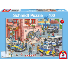 Schmidt Puzzle játék 100 darabos Rendőrségi akció puzzle, kirakós