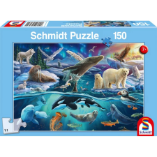 Schmidt Puzzle játék 150 darabos Sarki állatok puzzle, kirakós
