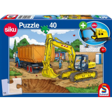 Schmidt Puzzle játék 40 darabos A markoló - ajándék járművel puzzle, kirakós
