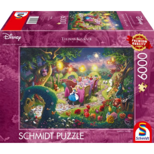 Schmidt Puzzle játék 6000 darabos Thomas Kinkade A Bolond Kalapos tea partija puzzle, kirakós