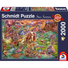Schmidt Sárkányok kincse 2000 db-os puzzle (58971) (SC58971) puzzle, kirakós