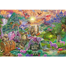 Schmidt Schmidt puzzle varázslatos sárkány birodalom 1000 darabos puzzle, kirakós