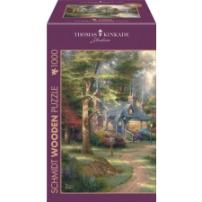 Schmidt SPIELE Fa puzzle játék 1000 darabos Thomas Kinkade Studios Szülőfalu puzzle, kirakós