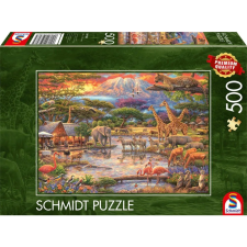 Schmidt Spiele Paradicsom a Kilimandzsárónál - 500 darabos puzzle puzzle, kirakós