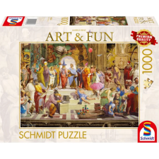 Schmidt SPIELE Puzzle játék 1000 darabos Art & Fun Markus Binz Athéni Iskola 2024 puzzle, kirakós