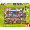 Schmidt SPIELE Puzzle játék 1000 darabos Ház tavasszal