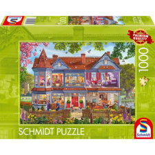 Schmidt SPIELE Puzzle játék 1000 darabos Ház tavasszal puzzle, kirakós