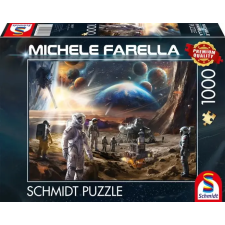 Schmidt SPIELE Puzzle játék 1000 darabos Michele Farella Az utolsó határ: Űrkutatás puzzle, kirakós