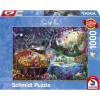 Schmidt SPIELE Puzzle játék 1000 darabos Rose Cat Khan - Portal of the Four Realms