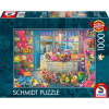 Schmidt SPIELE Puzzle játék 1000 darabos Színes virágbolt