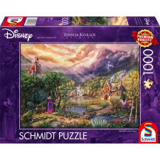 Schmidt SPIELE Puzzle játék 1000 darabos Thomas Kinkade Hófehérke és a királynő puzzle, kirakós