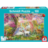 Schmidt SPIELE Puzzle játék 150 darabos Virágok és egyszarvúak