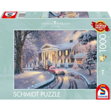 Schmidt Spiele Thomas Kinkade Studios: Gracelandi karácsony - 1000 darabos puzzle puzzle, kirakós