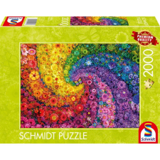 Schmidt Színes virágörvények 2000 darabos puzzle (59744) puzzle, kirakós