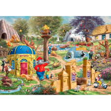 Schmidt Thomas Kinkade Studios Egy nap a Neustadt Állatkertben - 1000 darabos puzzle (58423) puzzle, kirakós