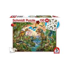 Schmidt Wild dinosaurs (tattoo) 150db-os puzzle (56332) (18902-184) puzzle, kirakós