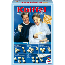 SCHMIDTSPIELE 49030 Kniffel Bőr dobópohárral kockapóker Német társasjáték