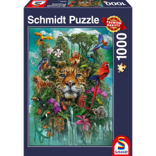 SCHMIDTSPIELE Puzzle játék 1000 darabos A dzsungel királya puzzle, kirakós