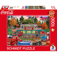 SCHMIDTSPIELE Puzzle játék 1000 darabos Coca Cola üzlet puzzle, kirakós