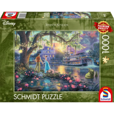 SCHMIDTSPIELE Puzzle játék 1000 darabos Thomas Kinkade A hercegnő és a béka makett