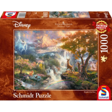 SCHMIDTSPIELE Puzzle játék 1000 darabos Thomas Kinkade Disney Bambi puzzle, kirakós