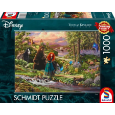 SCHMIDTSPIELE Puzzle játék 1000 darabos Thomas Kinkade Studios: Merida a bátor puzzle, kirakós
