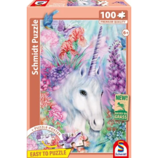 SCHMIDTSPIELE Puzzle játék 100 darabos Az egyszarvú gyengéd szépsége puzzle, kirakós