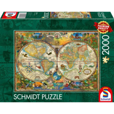 SCHMIDTSPIELE Puzzle játék 2000 darabos A Föld lényei puzzle, kirakós