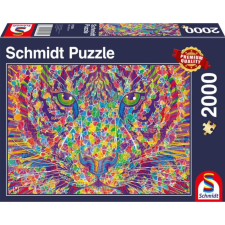 SCHMIDTSPIELE Puzzle játék 2000 darabos Wild at Heart Tiger puzzle, kirakós