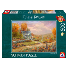 SCHMIDTSPIELE Puzzle játék 500 darabos Autumn at Apple Hill 58795 puzzle, kirakós