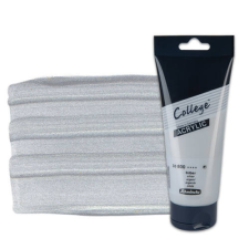 Schmincke College akrilfesték, 200 ml - 800, silver akrilfesték