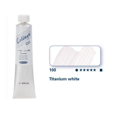 Schmincke College olajfesték, 200 ml - 100, titanium white hobbifesték