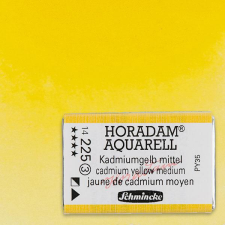 Schmincke Horadam akvarellfesték, 1/1 szilkés - 225, cadmium yellow medium akvarell