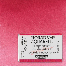 Schmincke Horadam akvarellfesték, 1/1 szilkés - 354, madder red dark akvarell