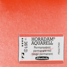 Schmincke Horadam akvarellfesték, 1/1 szilkés - 361, permanent red akvarell