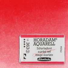 Schmincke Horadam akvarellfesték, 1/1 szilkés - 363, scarlet red akvarell