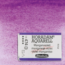Schmincke Horadam akvarellfesték, 1/1 szilkés, granuláló - 474, manganese violet akvarell