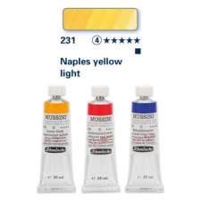 Schmincke Mussini olajfesték, 35 ml - 231, naples yellow light hobbifesték