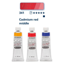 Schmincke Mussini olajfesték, 35 ml - 341, cadmium red middle hobbifesték