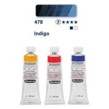 Schmincke Mussini olajfesték, 35 ml - 478, indigo hobbifesték