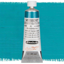 Schmincke Mussini olajfesték, 35 ml - 498, cobalt turquoise hobbifesték