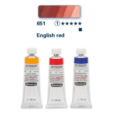Schmincke Mussini olajfesték, 35 ml - 651, english red hobbifesték