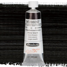 Schmincke Mussini olajfesték, 35 ml - 780, ivory black hobbifesték