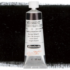 Schmincke Mussini olajfesték, 35 ml - 781, lamp black hobbifesték