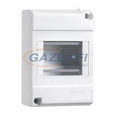 SCHNEIDER 10206 Resi9 MICRO PRAGMA Kiselosztó, ajtó nélkül, falon kívüli, 4 modul villanyszerelés