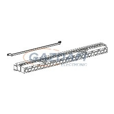 SCHNEIDER 13450 Kaedra Csatlakozóblokk készlet, 32 furat, 18 modulos hátlap tartóval villanyszerelés