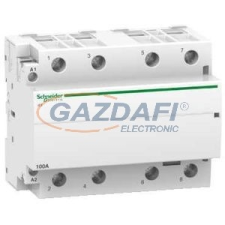 SCHNEIDER A9C20884 ACTI9 iCT100A kontaktor, 50Hz, 4NO, 220-240VAC villanyszerelés