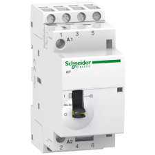 SCHNEIDER A9C21833 ACTI9 iCT25A kézi vezérlésű kontaktor, 50Hz, 3NO, 220-240VAC villanyszerelés