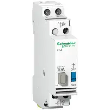 SCHNEIDER A9E15537 ACTI9 iRLI váltó relé, 2P, 10A, Uc 24VAC villanyszerelés
