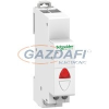 SCHNEIDER A9E18330 ACTI9 iIL jelzőlámpa, egyes, piros, 12-48VAC